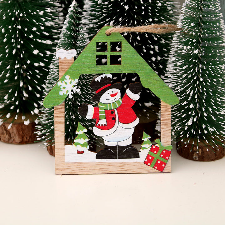 Decorative Christmas House Ornament Bowlift