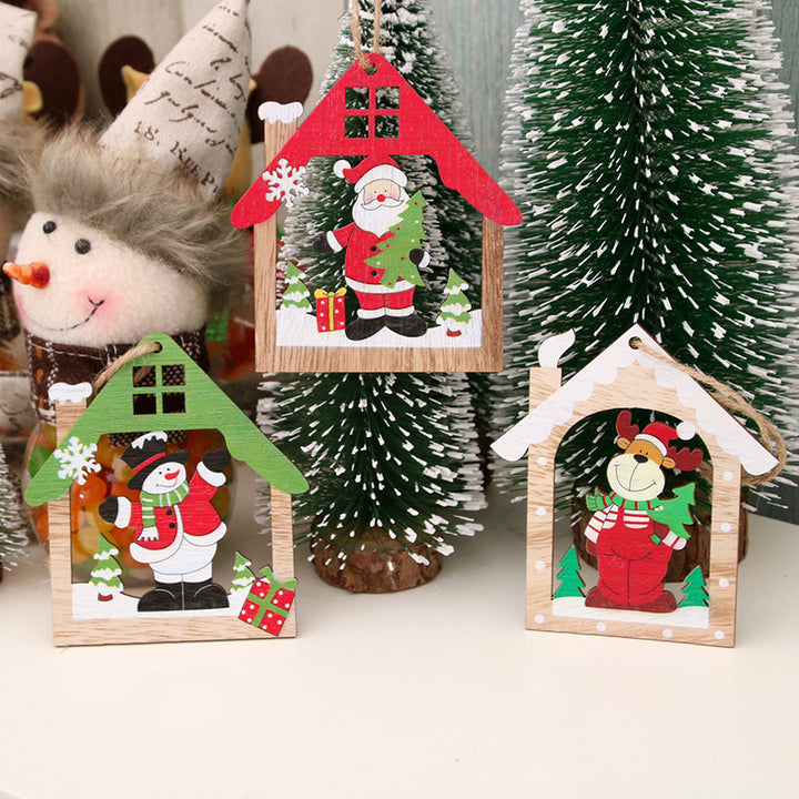 Decorative Christmas House Ornament Bowlift