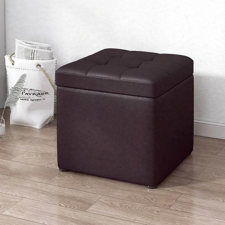 Storage stool made of wood, 30×30×35 cm, model S1873