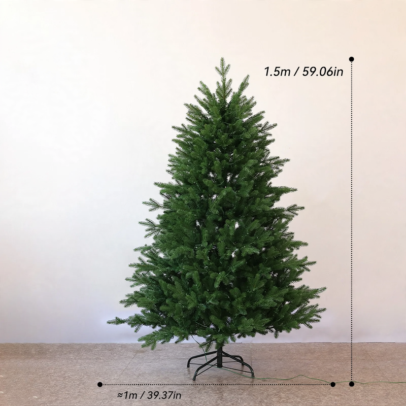 Artificial Christmas tree made of PE, automatically unfolding