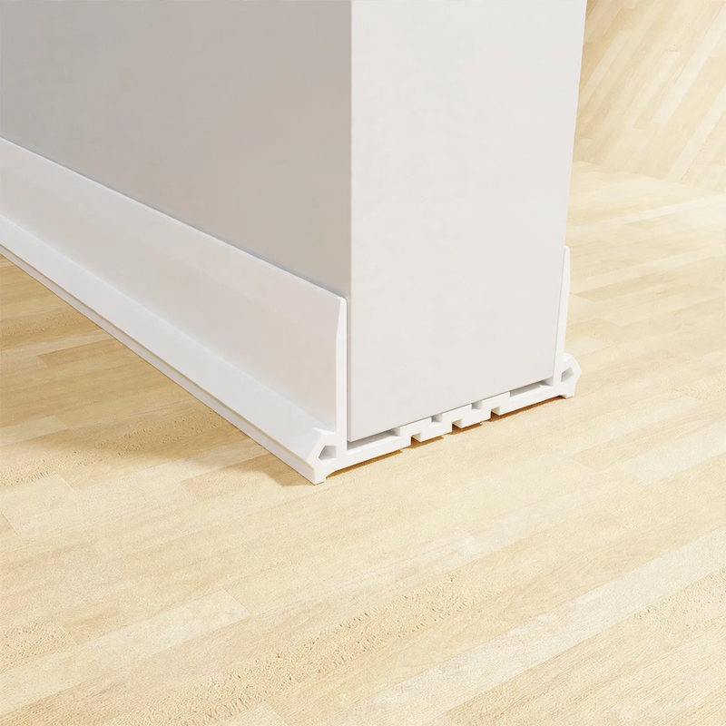 Door seal strips for floor gap, soundproofing