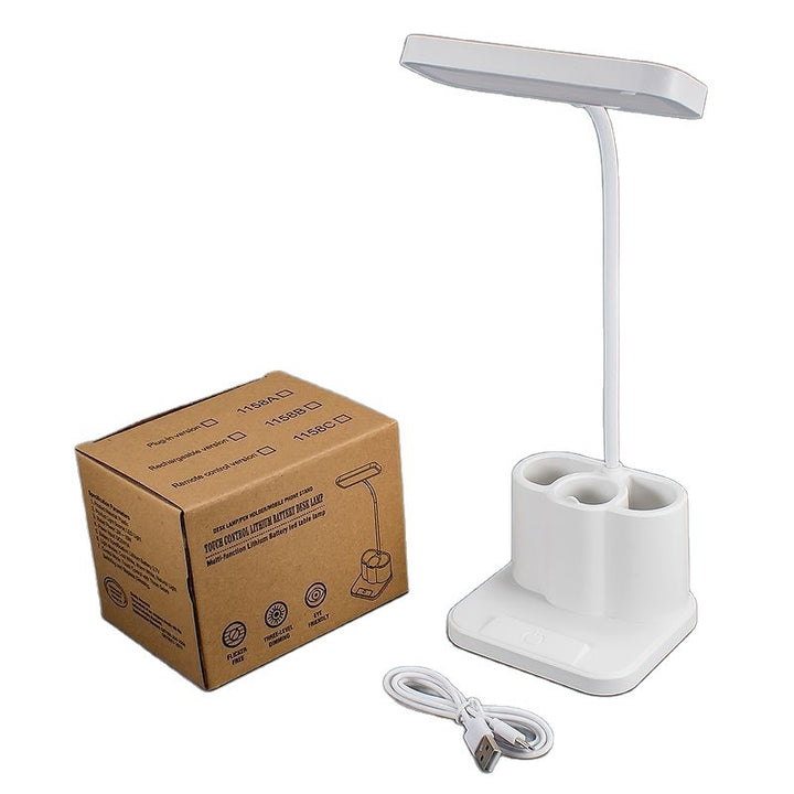 Flexible LED desk lamp with battery