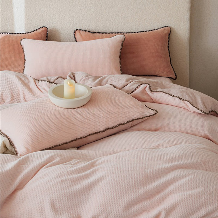 Milk fiber bedding set, 4-piece, winter