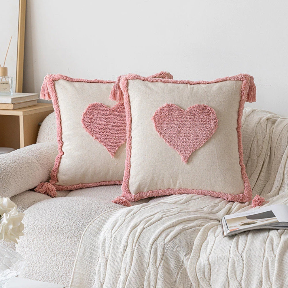 BowLift | Tassel-Trimmed Boho Floral Cushions