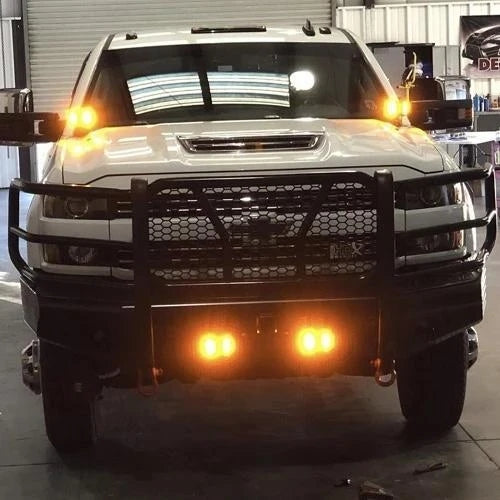 LED strobe spotlight with three sides for car | Bowlift