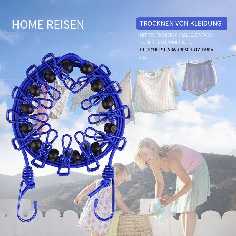 BowLift | Portable elastic travel laundry rack