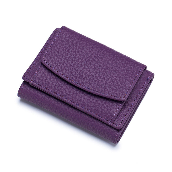Handcrafted RFID wallet made of soft leather