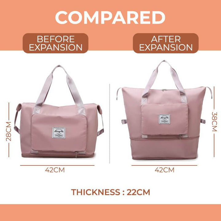 BowLift | Dry and wet divider double-layer travel bag