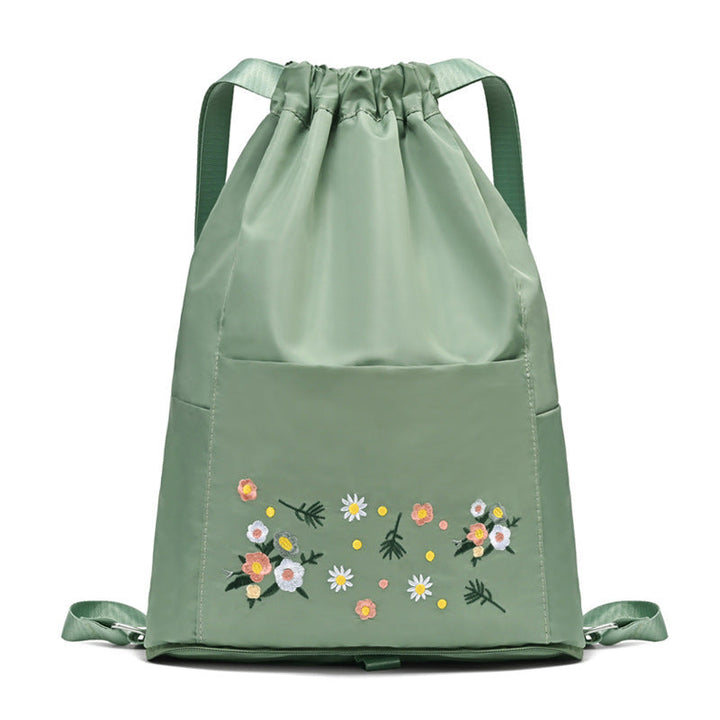 BowLift | Simple embroidered drawstring yoga bag
