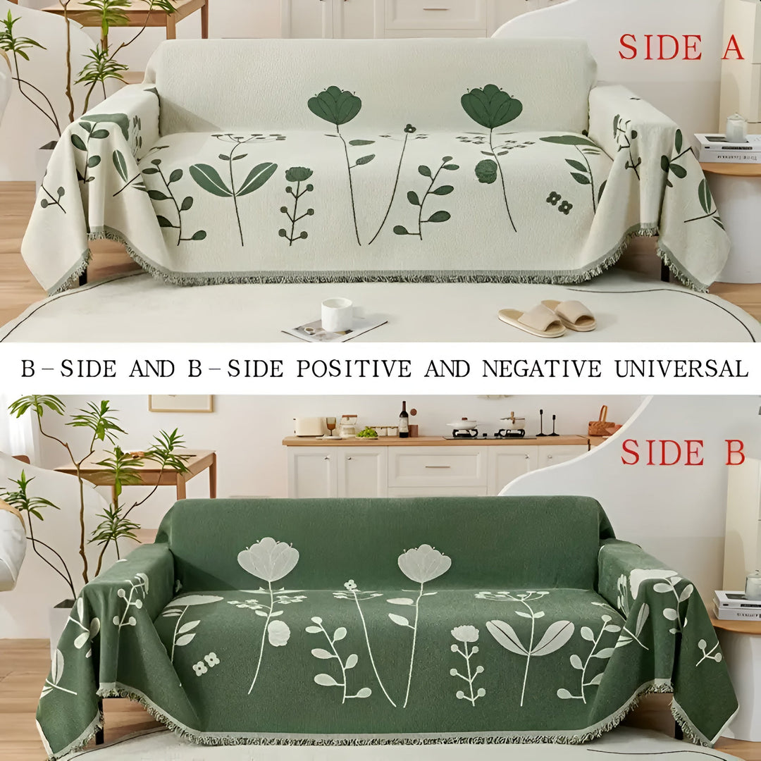 BowLift | Modern Bloom Reversible Sofa Cover