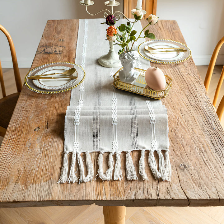 BowLift | Tassel Whisper Table Runner