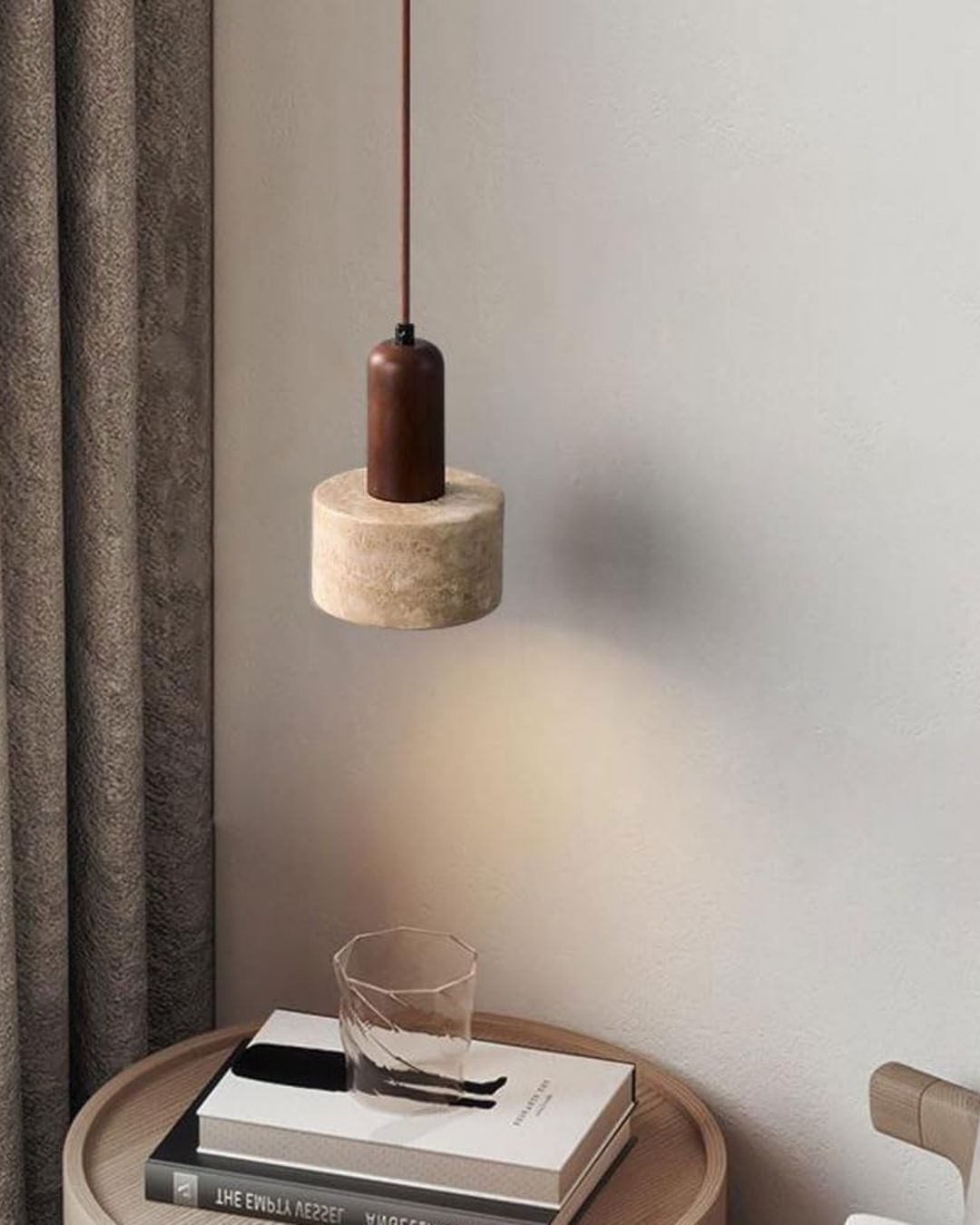 BowLift | Stylish Pendant Lamp with Stone Effect