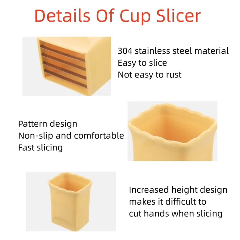 BowLift | Fruit Egg Stainless Steel Strawberry Cutter