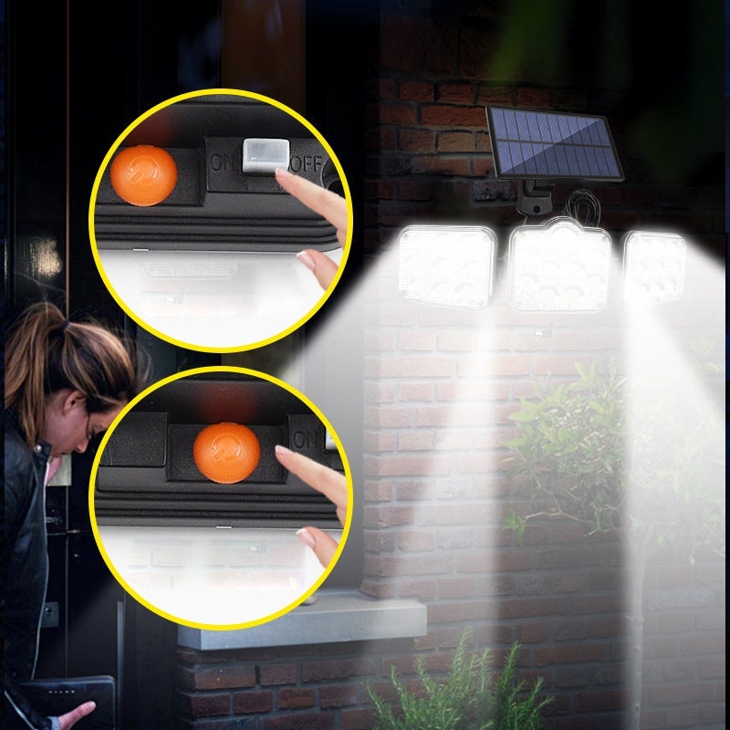 BowLift | Triple LED Solar Wall Light