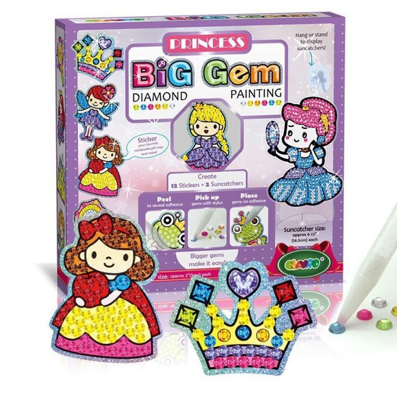 BowLift | Large Gem Diamond Painting Stickers for Kids