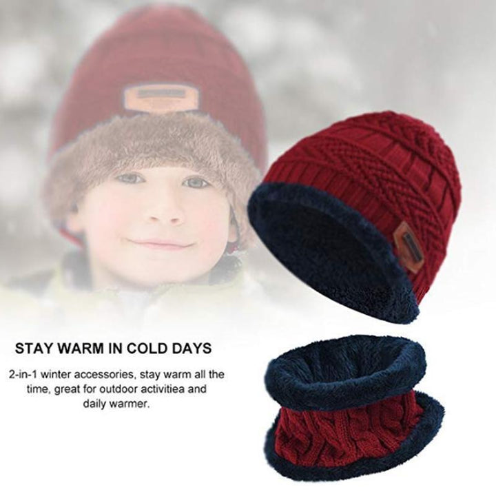 BowLift | Warm Beanie Cap With Scarf