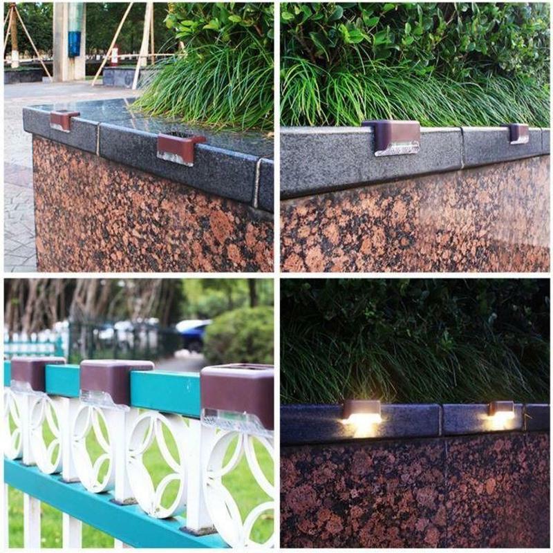 Outdoor Waterproof Stair Solar Lights (4 PCS) | Bowlift