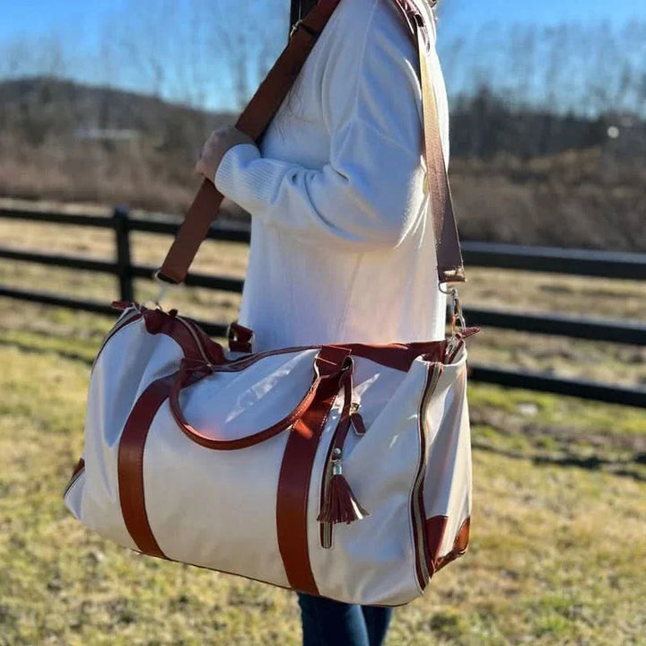 BowLift | Foldable PU Leather Suit Storage Bag
