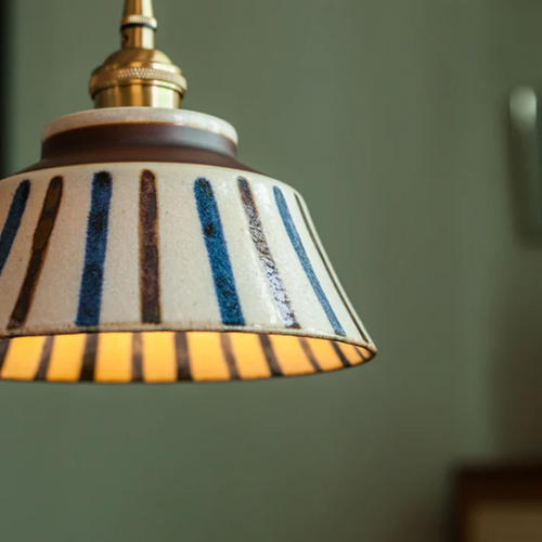BowLift | Retro Japanese Pendant Light Made of Ceramic