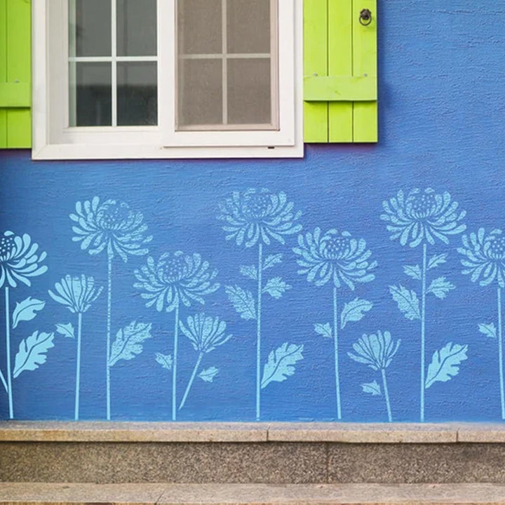 BowLift | Large Flower Stencils for Garden Fence