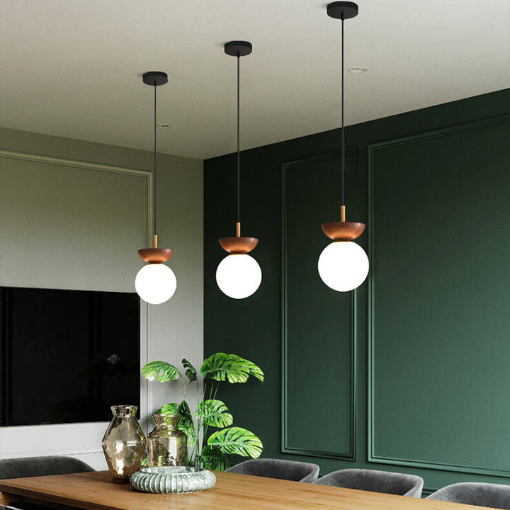BowLift | LogLight | Japanese ceiling light with adjustable light