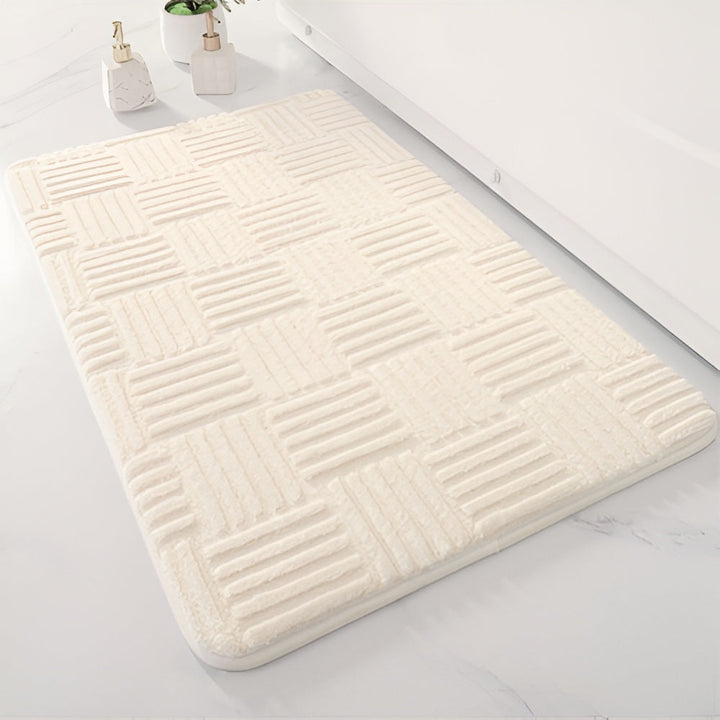 BowLift | Vivid Grid Absorbent Bath Mat
