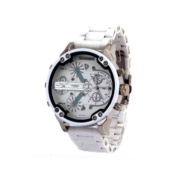 Stainless Steel Chronograph Quartz Watch with 10 m Water Resistance