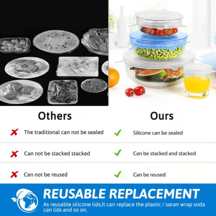 BowLift | Reusable elastic silicone food storage cover