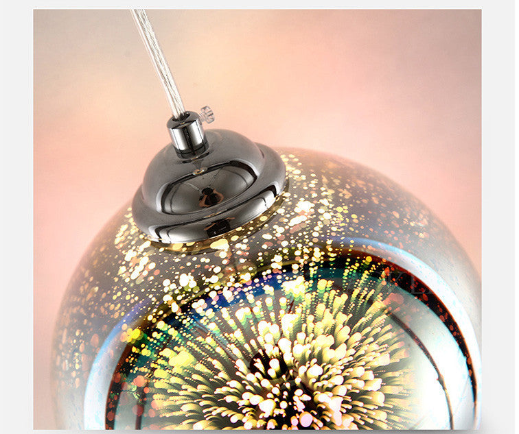 Fireworks Sphere – Silver – Without Light - Dia 30cm