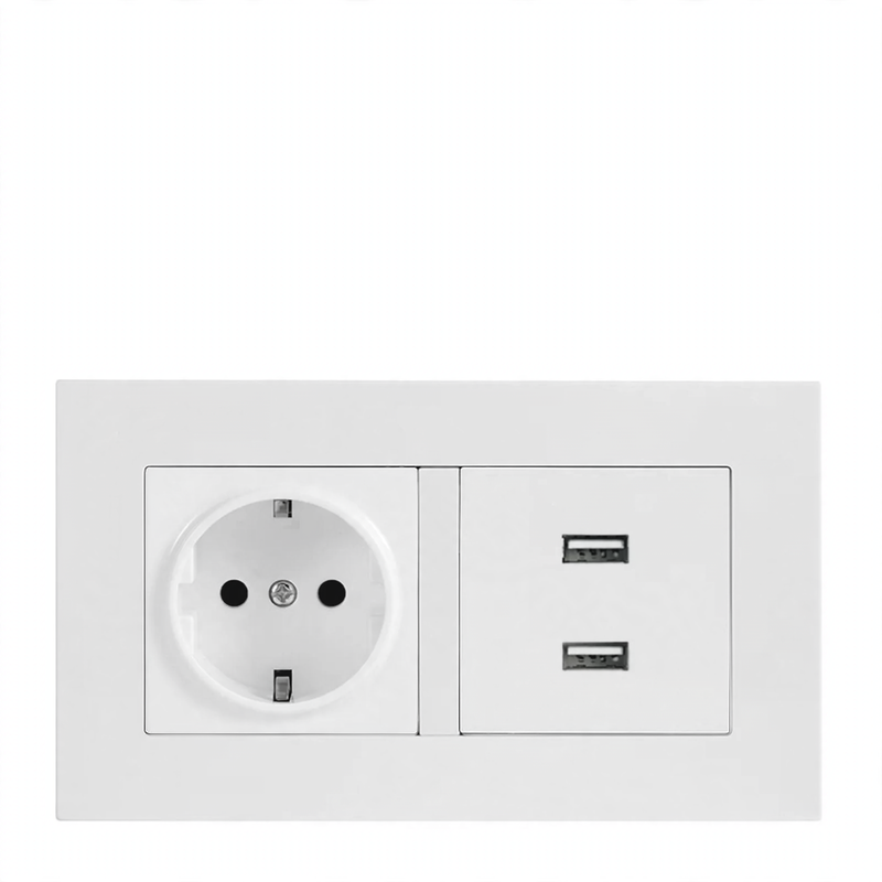 Socket 16A European standard with USB