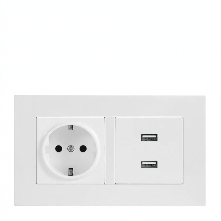 Socket 16A European standard with USB