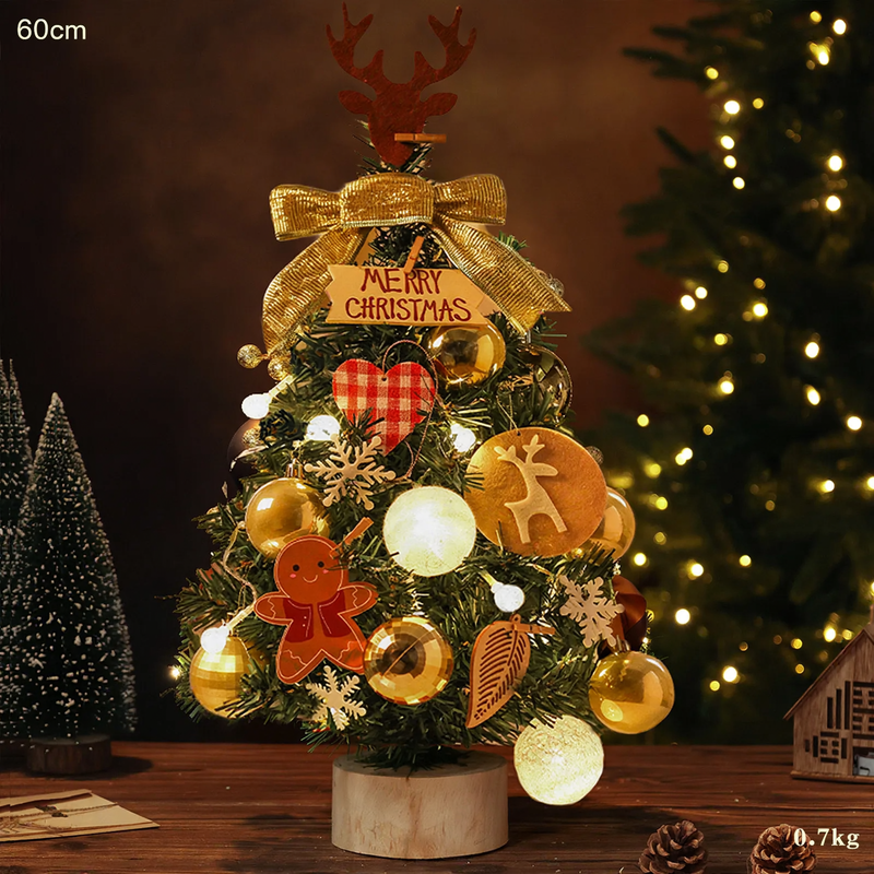 Mini Christmas tree for the table with lighting