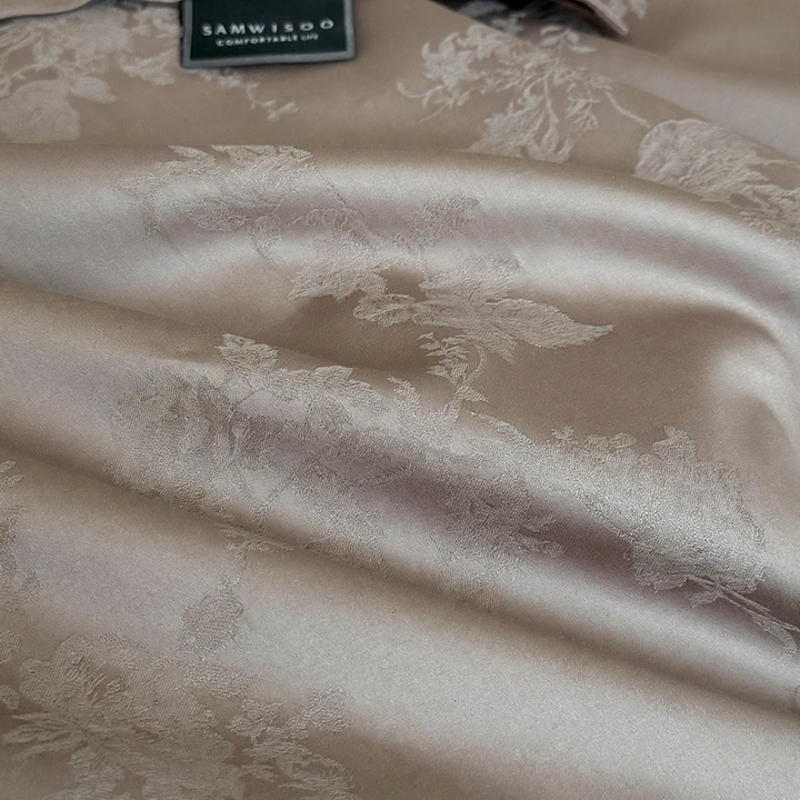Cotton bedding set, 4-piece, long-staple cotton