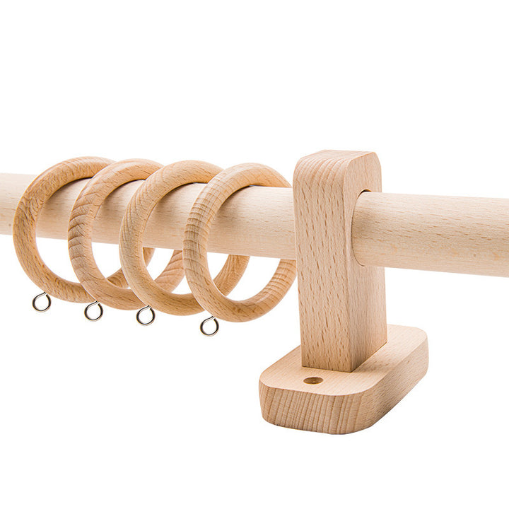 Wooden curtain rod, modern, simple