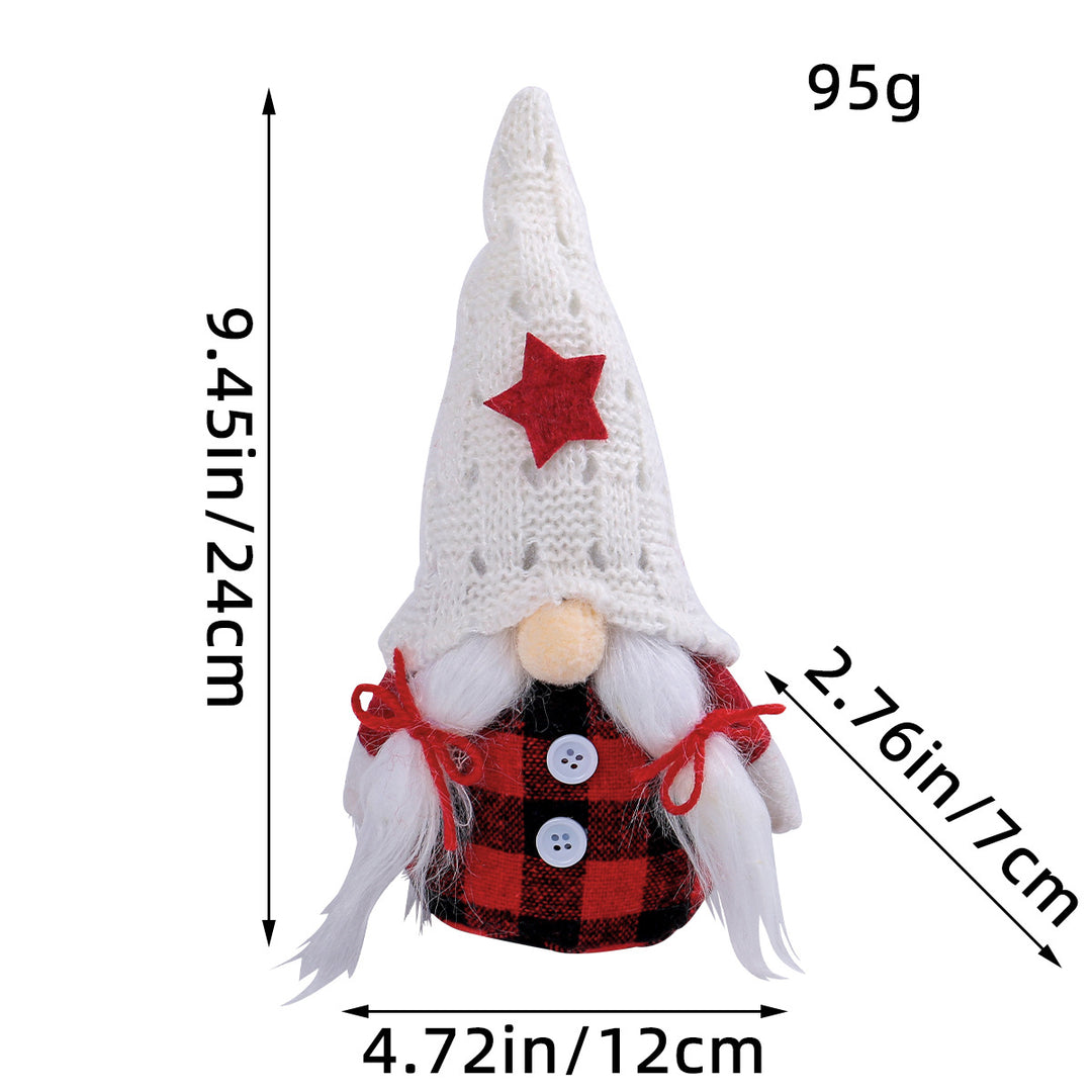 Christmas Elf with Star Hat, Fabric Figure