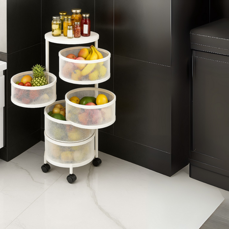 BowLift | 360° Rotating Multi-Layer Kitchen Round Storage Rack