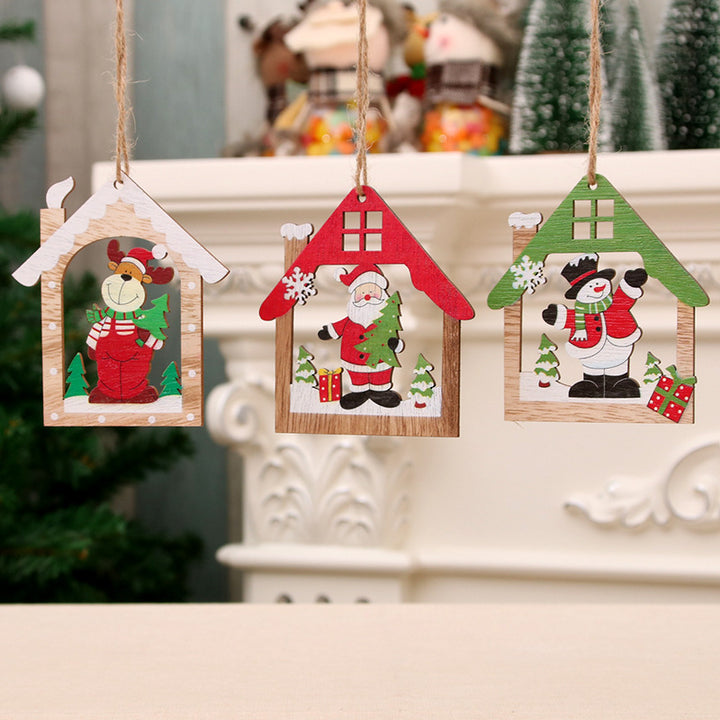Decorative Christmas House Ornament Bowlift