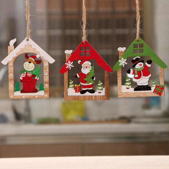 Decorative Christmas House Ornament Bowlift