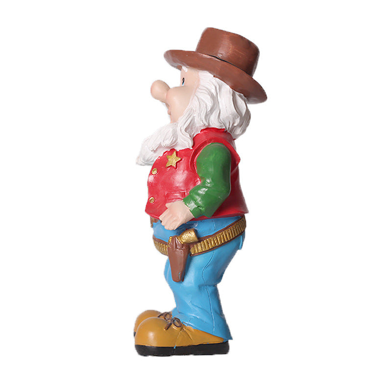 Decorative Garden Gnome Figurine Set