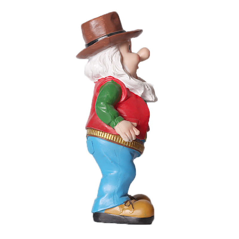 Decorative Garden Gnome Figurine Set