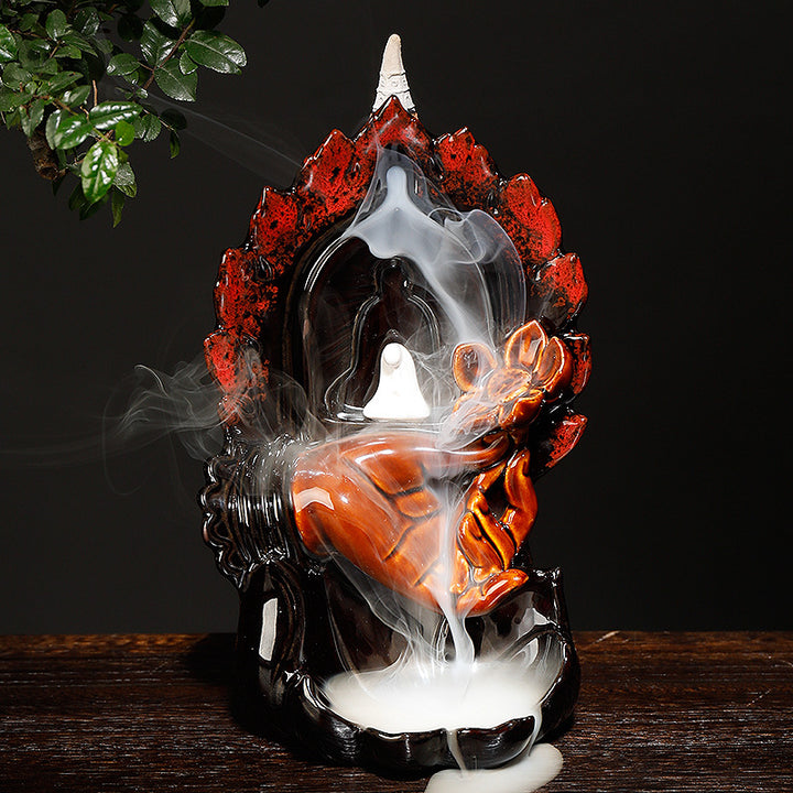 Decorative Handmade Buddha Waterfall Incense Holder