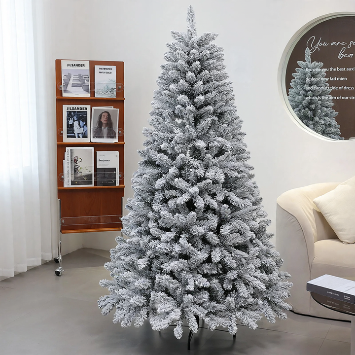 Artificial Christmas tree with snow effect