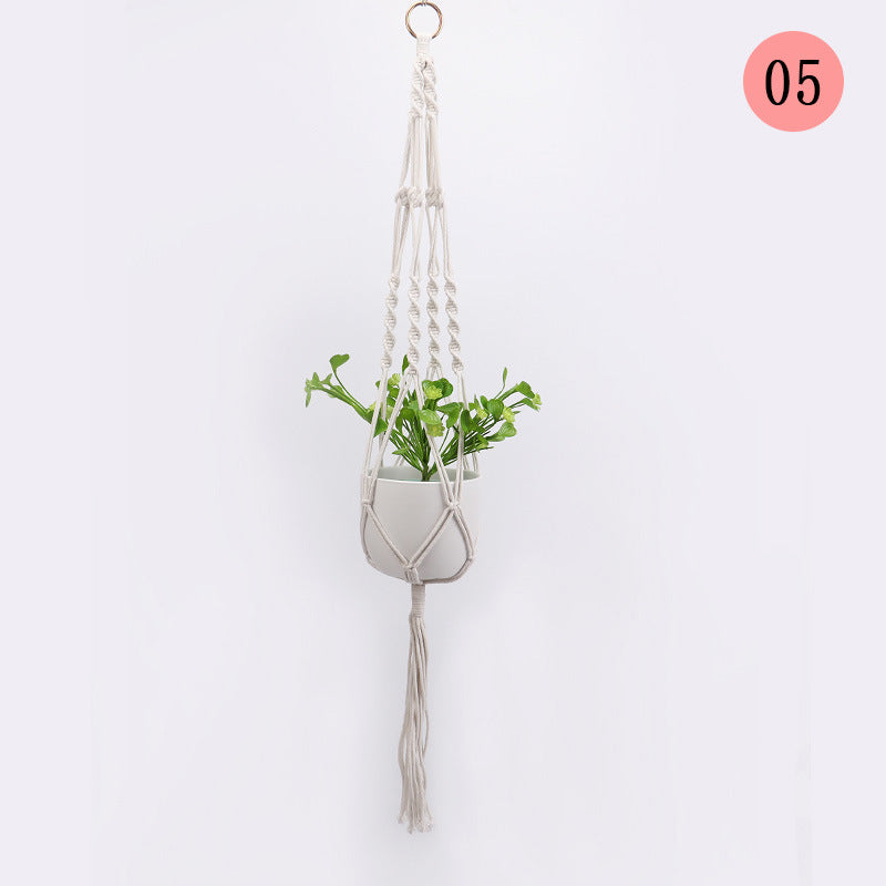Plant-hanging macrame shelf Bowlift