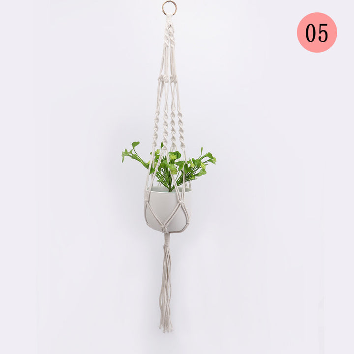 Plant-hanging macrame shelf Bowlift