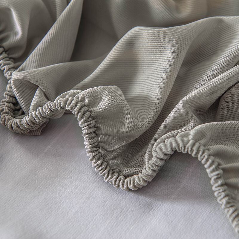 Premium Stretch Fitted Mattress Sheet and Pillowcase Set