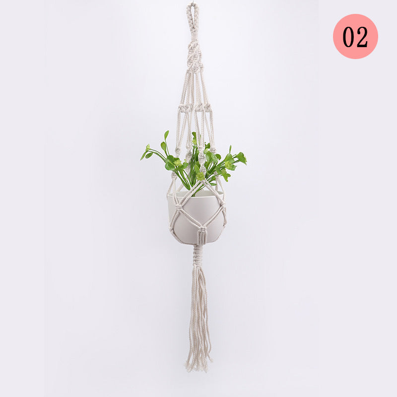 Plant-hanging macrame shelf Bowlift