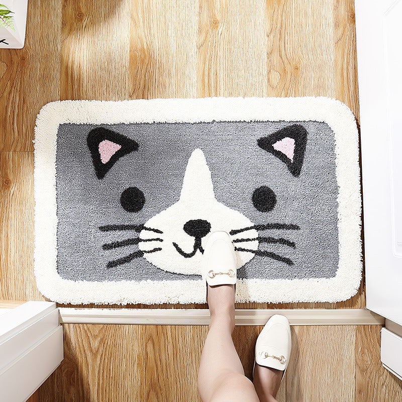 Fun Animal-Themed Bath Mat for Bathroom