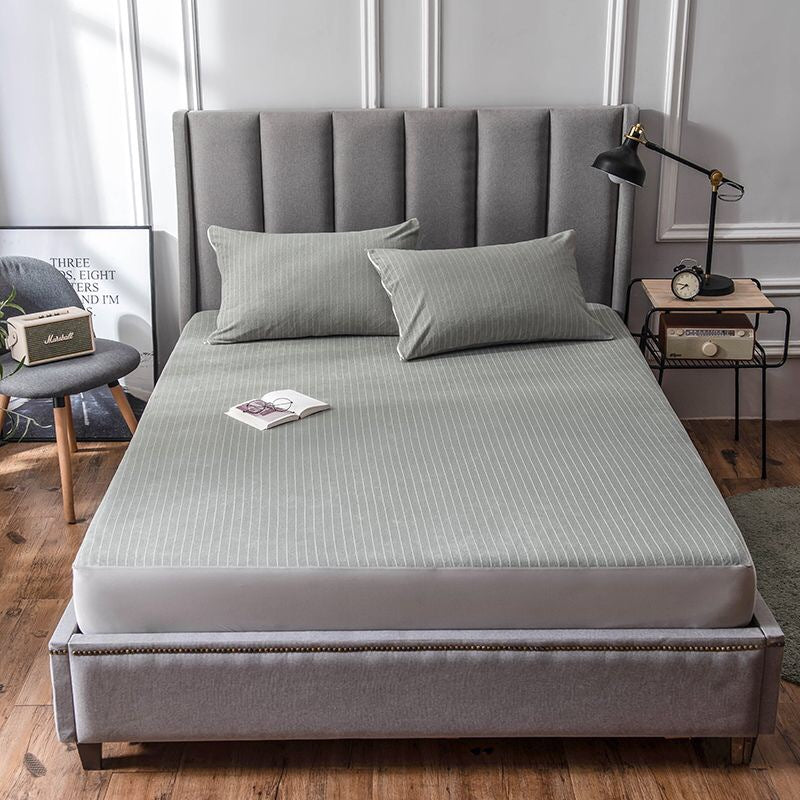 Premium Stretch Fitted Mattress Sheet and Pillowcase Set