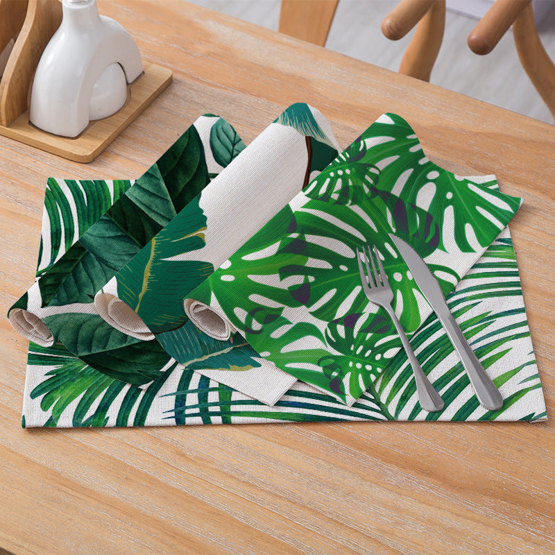 Tropical Leaf Canvas Wall Art Panel