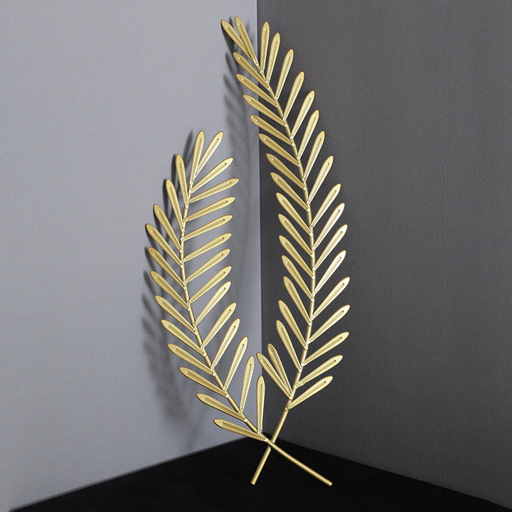 Decorative Metal Leaf Wall Art Bowlift
